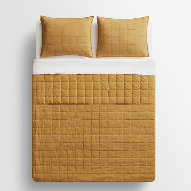 Blu Dot Ester Percale Quilt Set Wayfair